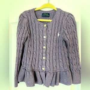 Toddler 3T purple Ralph Lauren Sweater
